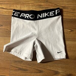 White Nike Pros